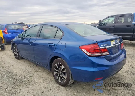 2013 Honda Civic Ex from USA, damaged, VIN 2HGFB2F85DH539777